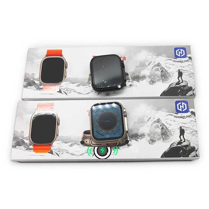Elektroniktrade Smartwatch Ultra Smart Watch T800 Serie 7, 8, S8 45mm 2,08 Zoll Silber Modell elektroniktrade Switzerland