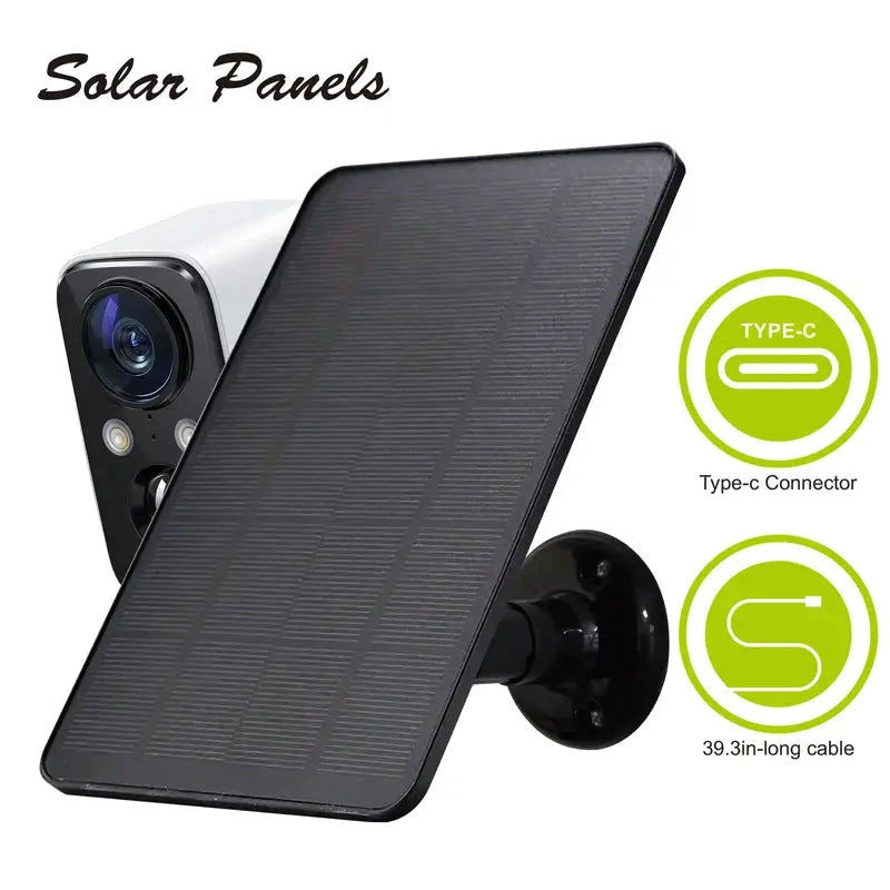 Elektroniktrade Solarpanel mit USB-C Stecker für Kameras uvm. Als 1er/2er/3er Set Elektroniktrade Switzerland