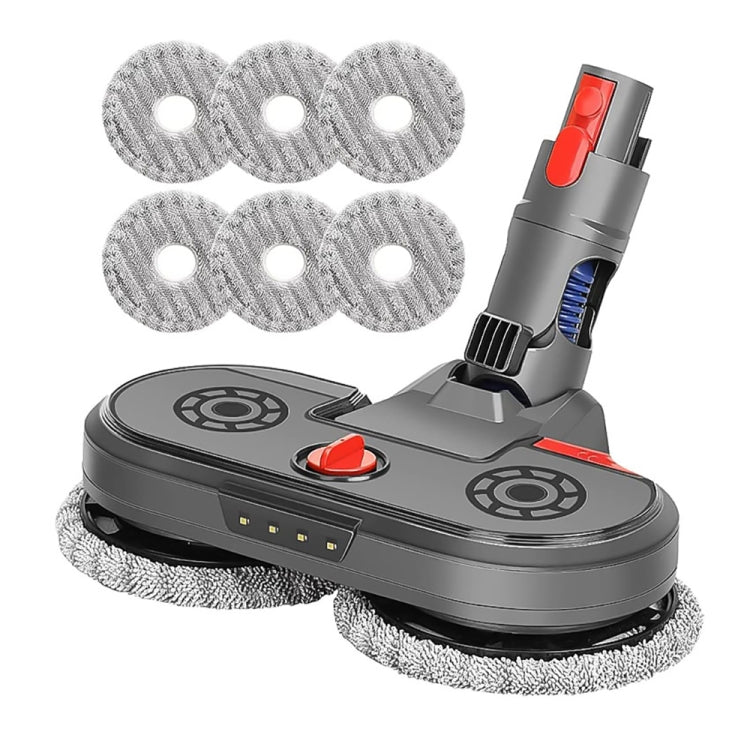 elektroniktrade Staubsauger Elektrischer Wischkopf Integrierter Wassertank mit 6 Lappen, For Dyson V7 V8 V10 V11, For Dyson V15 elektroniktrade Switzerland