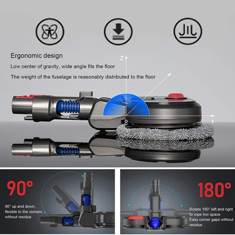 elektroniktrade Staubsauger Elektrischer Wischkopf Integrierter Wassertank mit 6 Lappen, For Dyson V7 V8 V10 V11, For Dyson V15 elektroniktrade Switzerland