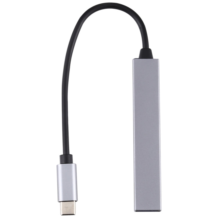 Elektroniktrade T-818 4 x USB 3.0 zu USB-C / Type-C HUB Adapter (Silbergrau) Elektroniktrade Switzerland