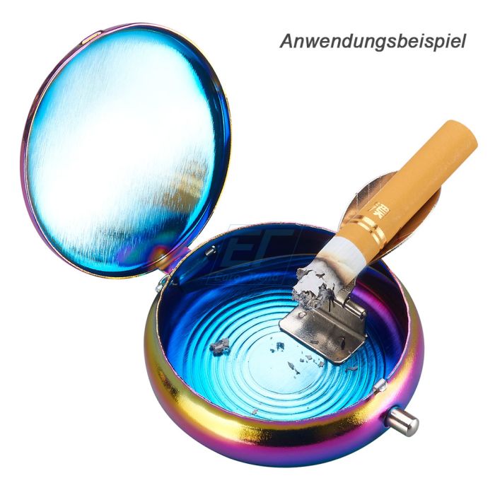 Elektroniktrade Taschen-Aschenbecher " Rainbow " Champ elektroniktrade Switzerland
