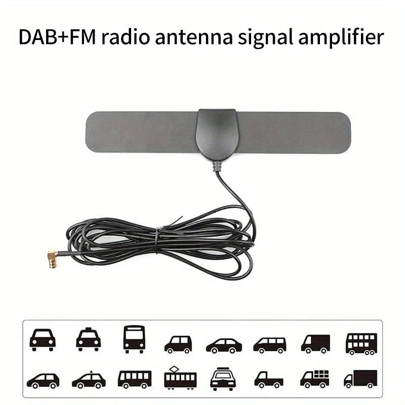Elektroniktrade Universal DAB-Radio Autoantenne Signalverstärker VHF UHF Elektroniktrade Switzerland
