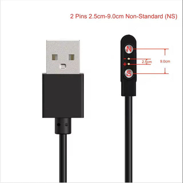 Elektroniktrade Universelles magnetisches Ladekabel USB für Smartwatches elektroniktrade Switzerland