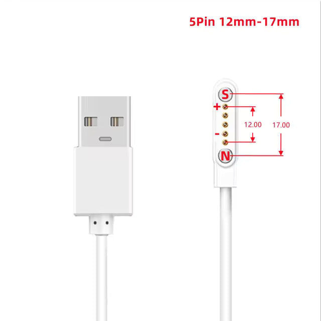 Elektroniktrade Universelles magnetisches Ladekabel USB für Smartwatches elektroniktrade Switzerland