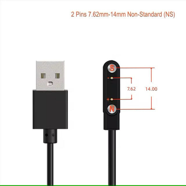 Elektroniktrade Universelles magnetisches Ladekabel USB für Smartwatches elektroniktrade Switzerland