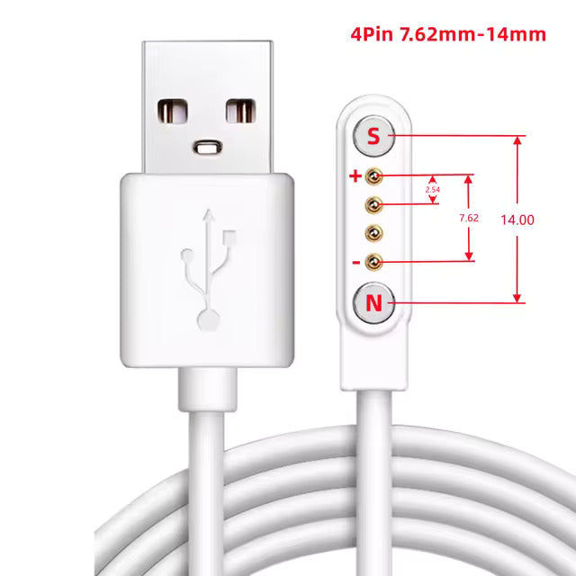 Elektroniktrade Universelles magnetisches Ladekabel USB für Smartwatches Elektroniktrade Switzerland
