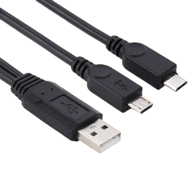 Elektroniktrade USB 2.0-Stecker auf 2 Micro-USB-Stecker, Länge: ca. 30 cm elektroniktrade Switzerland