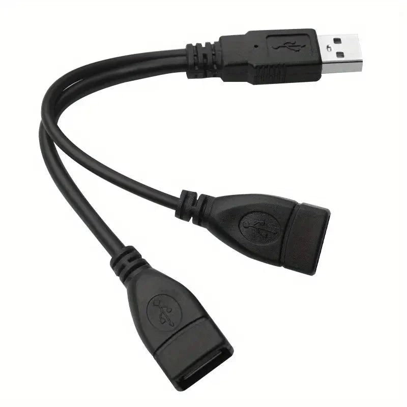 Elektroniktrade USB 2.0 Stecker auf Dual Buchse Kabel elektroniktrade Switzerland