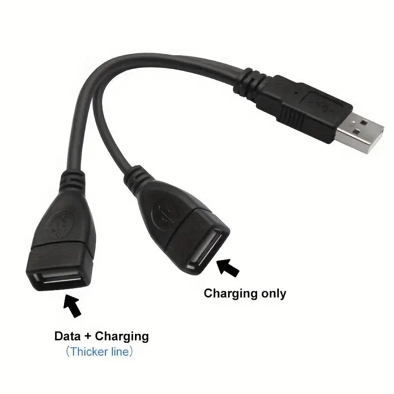Elektroniktrade USB 2.0 Stecker auf Dual Buchse Kabel Elektroniktrade Switzerland