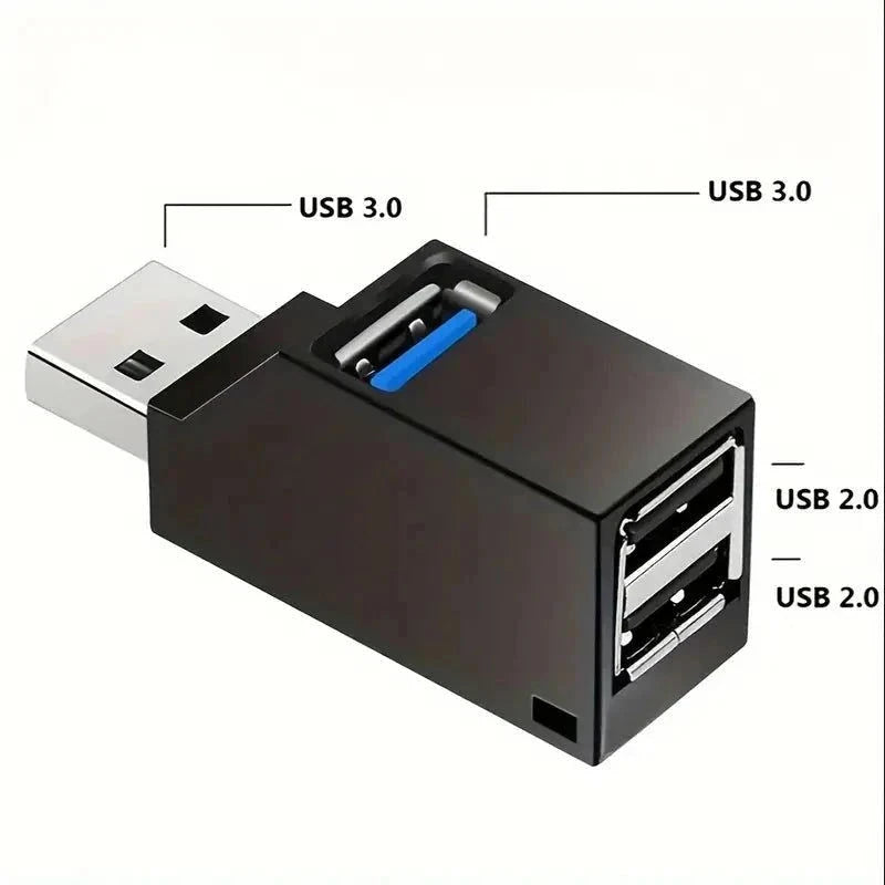 Elektroniktrade USB 3.0 HUB Adapter Extender Mini Splitter Box mit 3 Ports elektroniktrade Switzerland