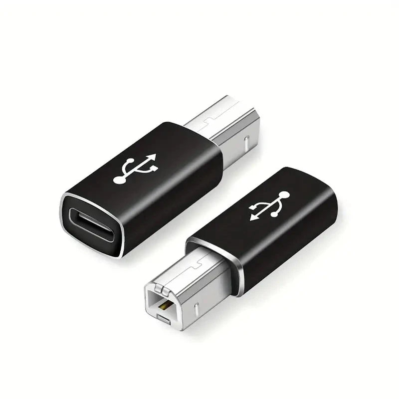 Elektroniktrade USB-C Buchse auf USB 2.0 B MIDI Adapter für Instrumente/Drucker/Scanner Elektroniktrade Switzerland