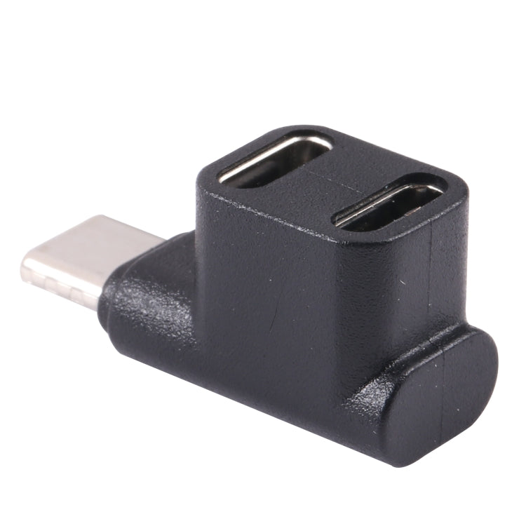Elektroniktrade USB-C/Typ-C-Stecker auf Dual-Typ-C-Buchse, 90-Grad-Winkeladapter Elektroniktrade Switzerland