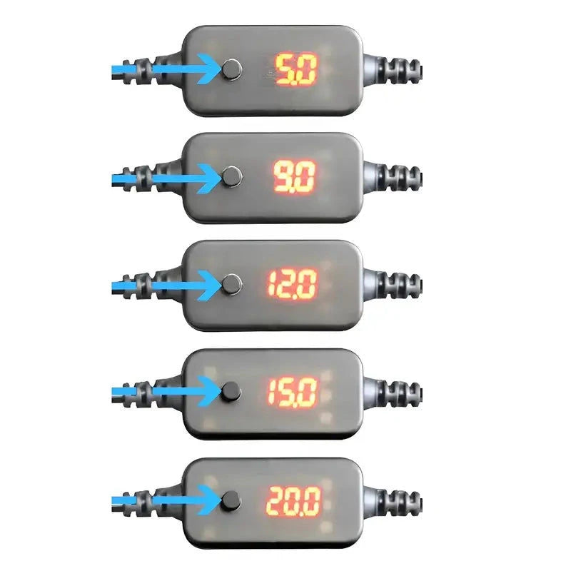 Elektroniktrade USB-C zu DC 5521 PD Kabel mit 34 Adaptern, 5-20V einstellbar für viele Geräte Elektroniktrade Switzerland