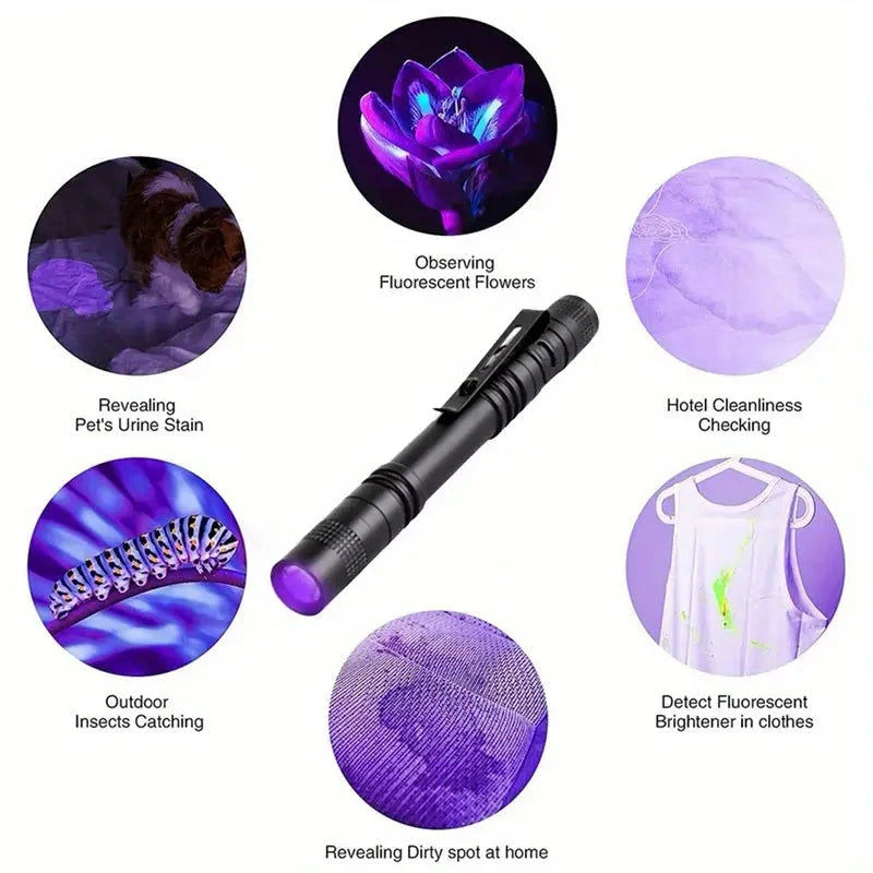 Elektroniktrade UV-Black-Light-Taschenlampefür Notenauthentifizierung Elektroniktrade Switzerland