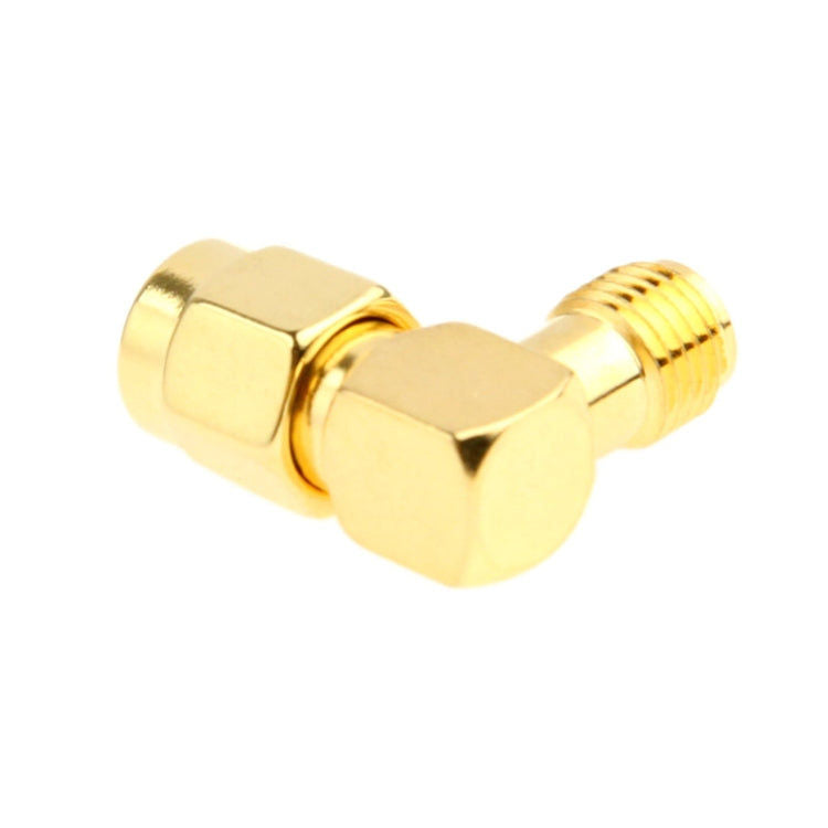 Elektroniktrade Vergoldeter SMA-Adapter für Buchse zu SMA-Stecker mit 90-Grad-Winkel Elektroniktrade Switzerland