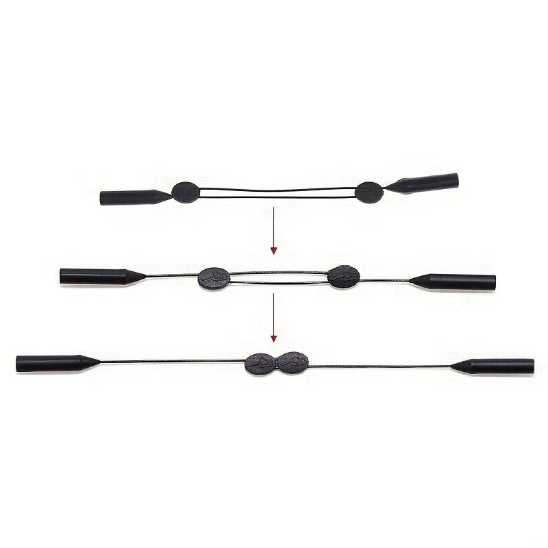 Elektroniktrade Verstellbares Brillenband Seil in Schwarz elektroniktrade Switzerland