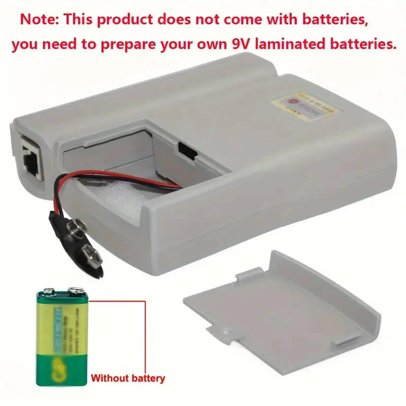 Elektroniktrade Vielseitiger Netzwerktester für RJ45/RJ11 Netzwerkkabel und Telefonkabel Elektroniktrade Switzerland
