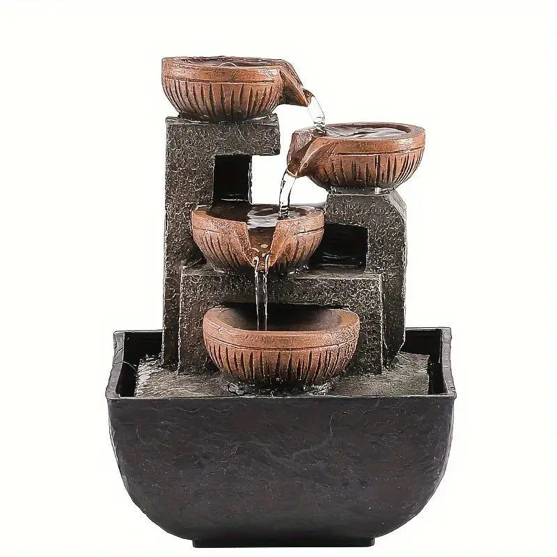 Elektroniktrade Wasserfall Brunnen, USB-betriebenes Indoor-Desktop-Fließwasser-Feature Elektroniktrade Switzerland