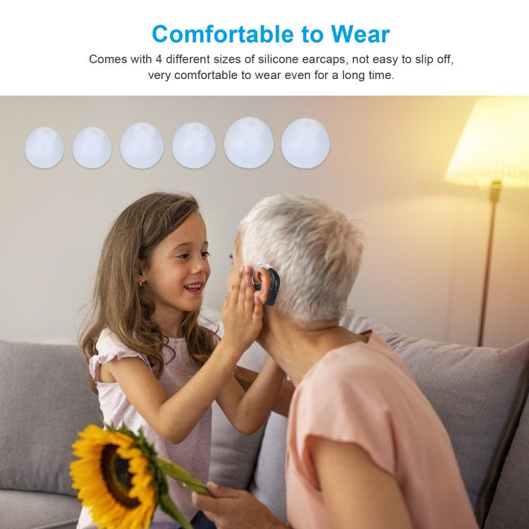 Elektroniktrade Wiederaufladbare Hörgeräte für Senioren, persönlicher Klangverstärker mit Ladestation, EU-Stecker Elektroniktrade Switzerland