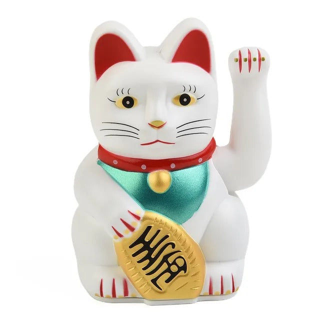 Elektroniktrade Winkekatze in Schwarz, Weiss, Gold Grösse  8.2x8.2x13,0cm Elektroniktrade Switzerland