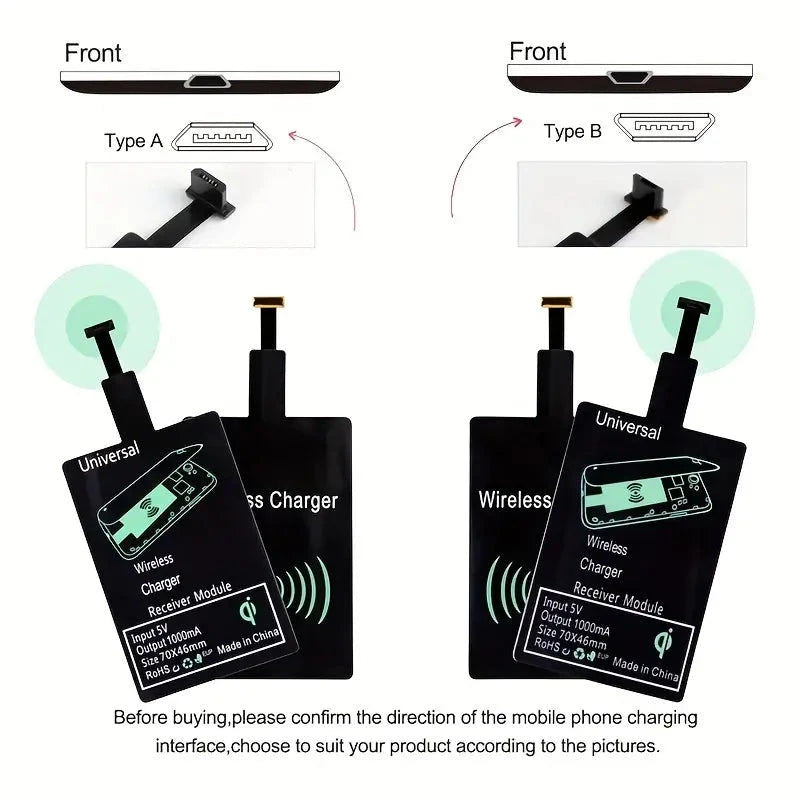 Elektroniktrade Wireless Lade Pads Selbstklebend für iPhone & Android Elektroniktrade Switzerland