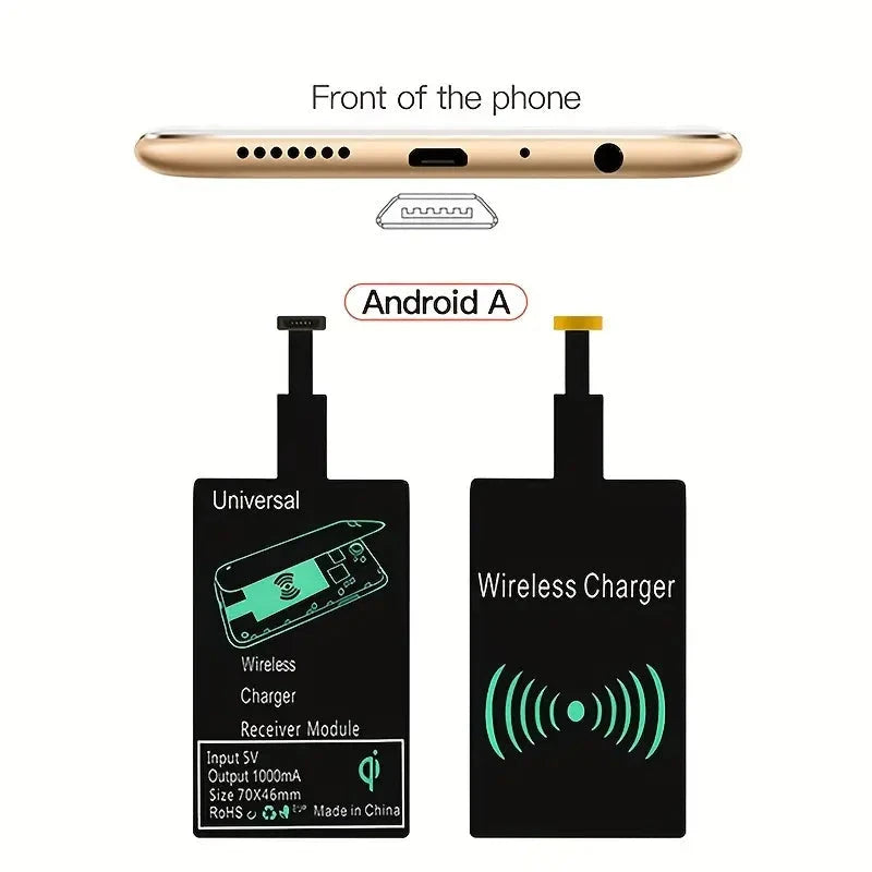 Elektroniktrade Wireless Lade Pads Selbstklebend für iPhone & Android Elektroniktrade Switzerland