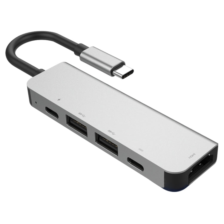 eTrade 5 in 1 HDMI + USB x 2 + PD x 2 auf USB-C / Typ-C HUB-Adapter Elektroniktrade Switzerland