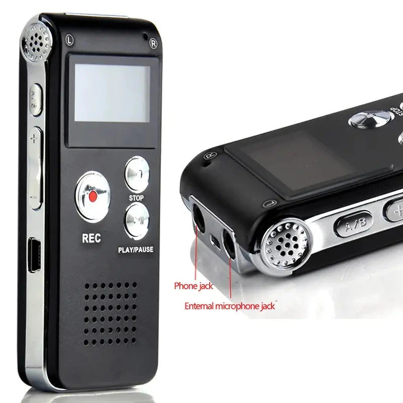 eTrade Multifunktionaler Wiederaufladbarer 32GB 650HR Digital Audio Voice Recorder MP3-Player Elektroniktrade Switzerland