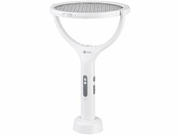 Exbuster Exbuster Fliegen-Klatsche: 3in1-Akku-Insektenvernichter/Fliegenklatsche, UV-LEDs, Teleskopstange elektroniktrade Switzerland