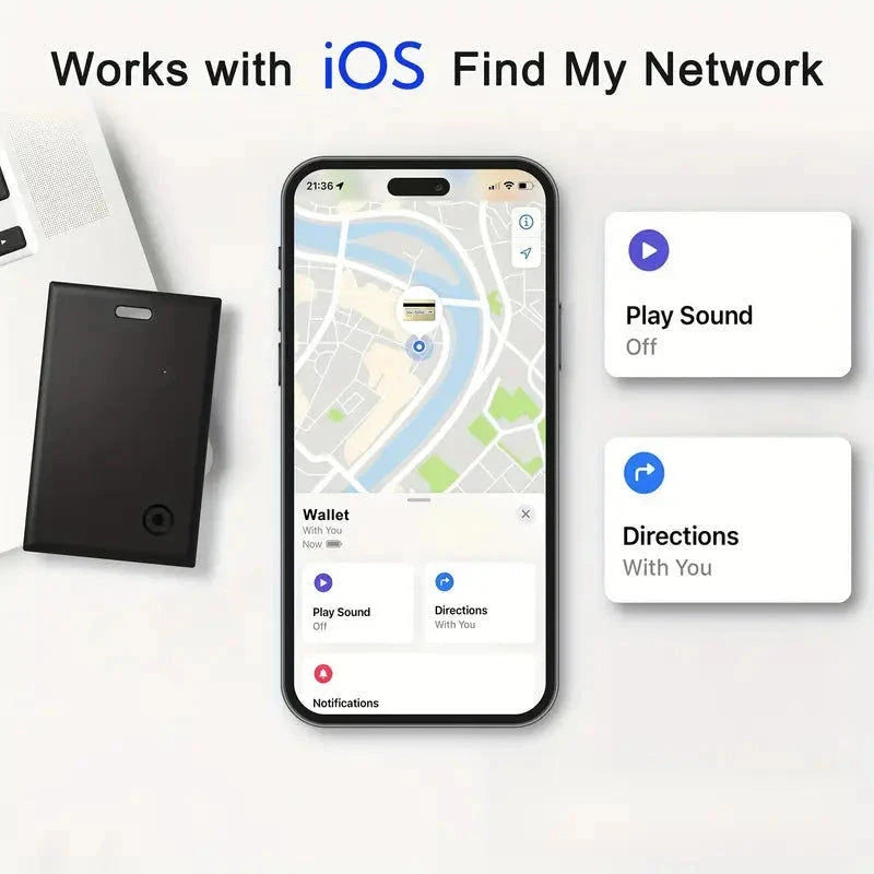 Für Apple Air Card Tracker für Apple iPhone/iPad Find My elektroniktrade Switzerland
