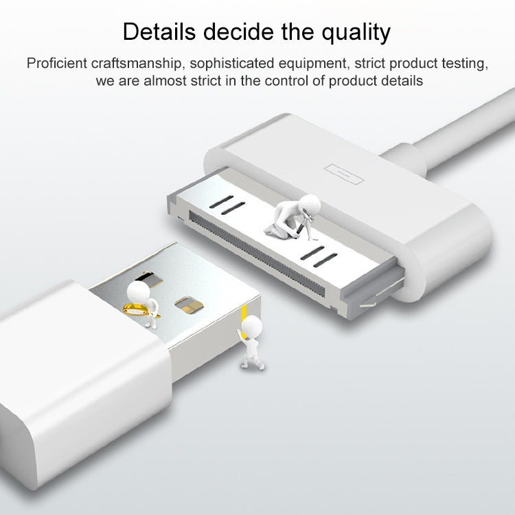 Für Apple USB Datenkabel 1m/2m kompatibel zu iPhone 4/3GS iPad 2/3 iPod elektroniktrade Switzerland