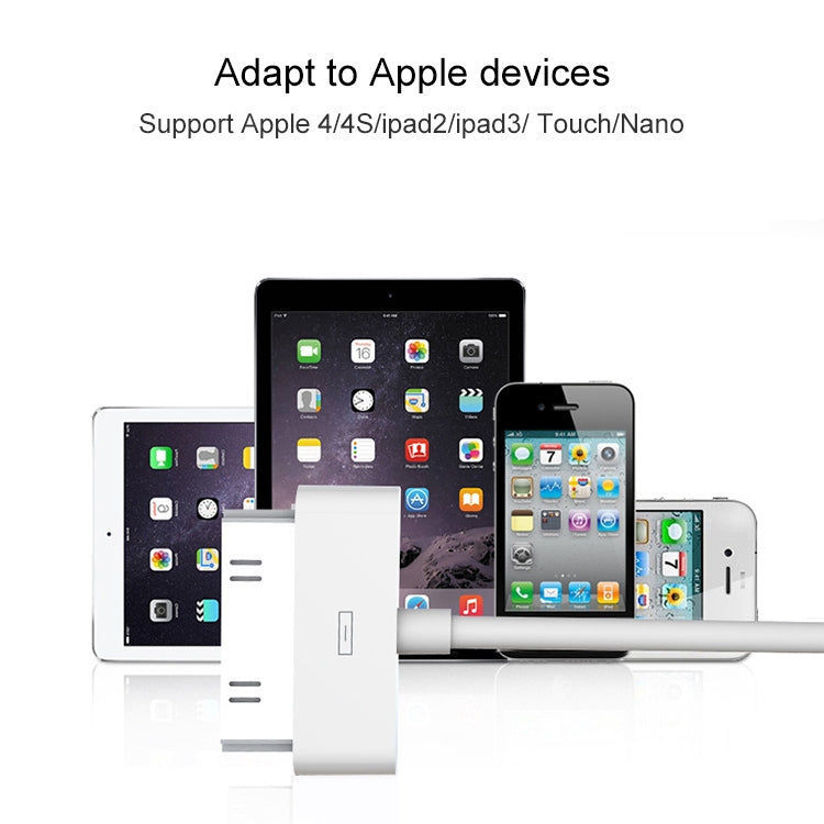 Für Apple USB Datenkabel 1m/2m kompatibel zu iPhone 4/3GS iPad 2/3 iPod elektroniktrade Switzerland