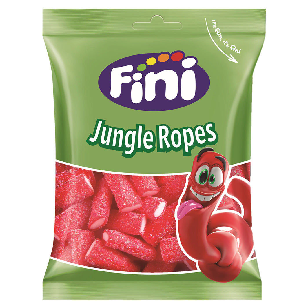 Fini Bunte Fruchtgummi-Seile - Fini Jungle Ropes 100 g MHD: 05.2028 elektroniktrade Switzerland