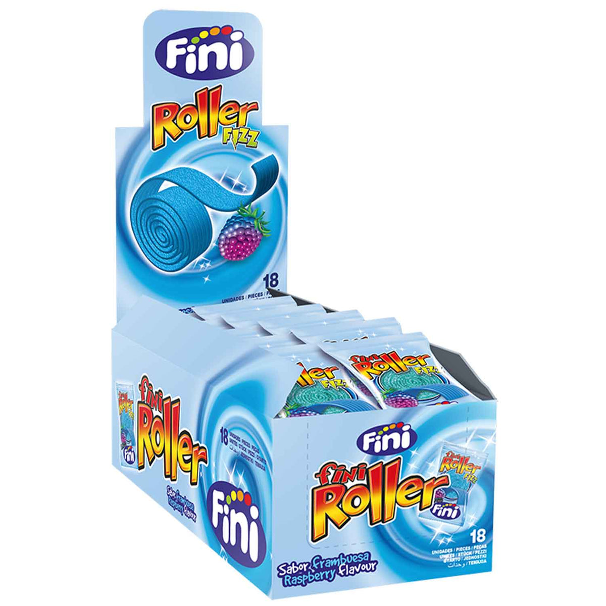 Fini Fini Roller Fizz Raspberry 18x20g