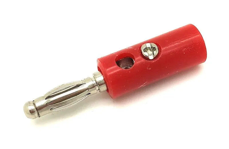 Frei Bananenstecker, 4 mm, mit Querloch, rot elektroniktrade Switzerland