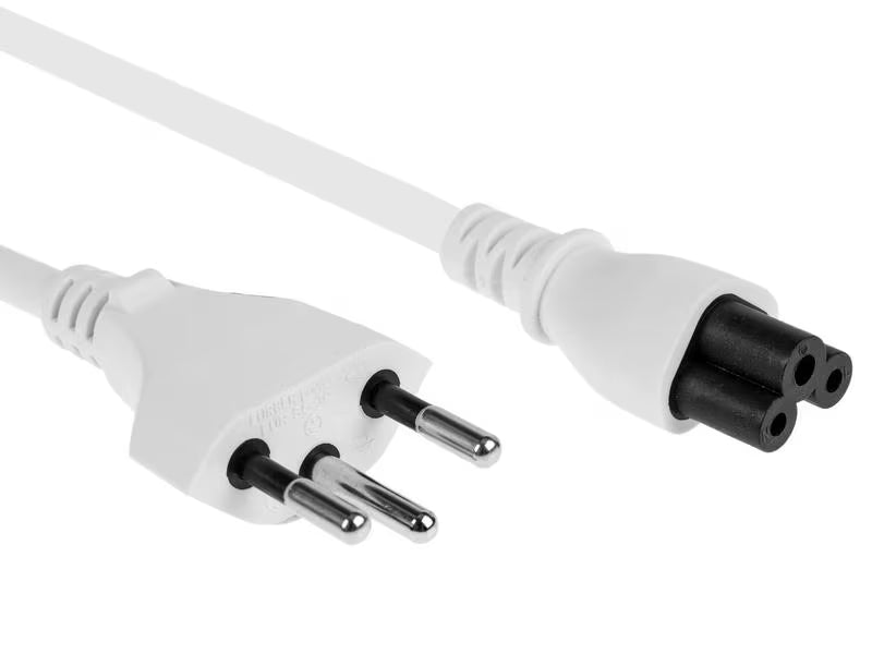 Furber Power Netzkabel C5-T12 - Stromkabel mit Mickey-Mouse-Stecker 0.5 m bis 3 m Elektroniktrade Switzerland