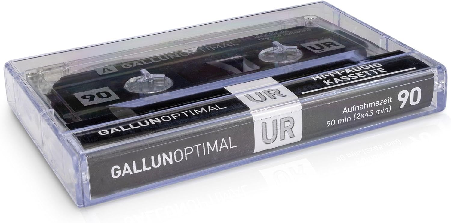 GALLUNOPTIMAL 5er Pack UR90 Audiokassetten 90 min. Leerkassetten Elektroniktrade Switzerland
