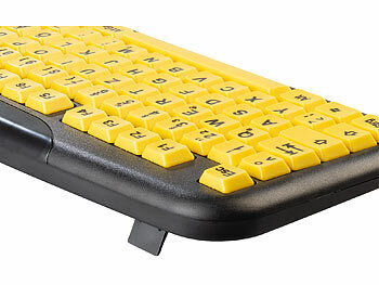 GeneralKeys Komfort-Tastatur mit kontraststarken Großschrift-Tasten Elektroniktrade Switzerland