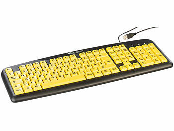 GeneralKeys Komfort-Tastatur mit kontraststarken Großschrift-Tasten Elektroniktrade Switzerland