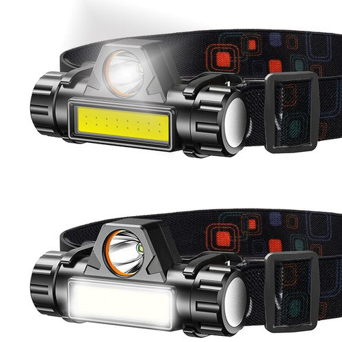 Starke USB-LED-Stirnlampe 4in1-SCHEINWERFER