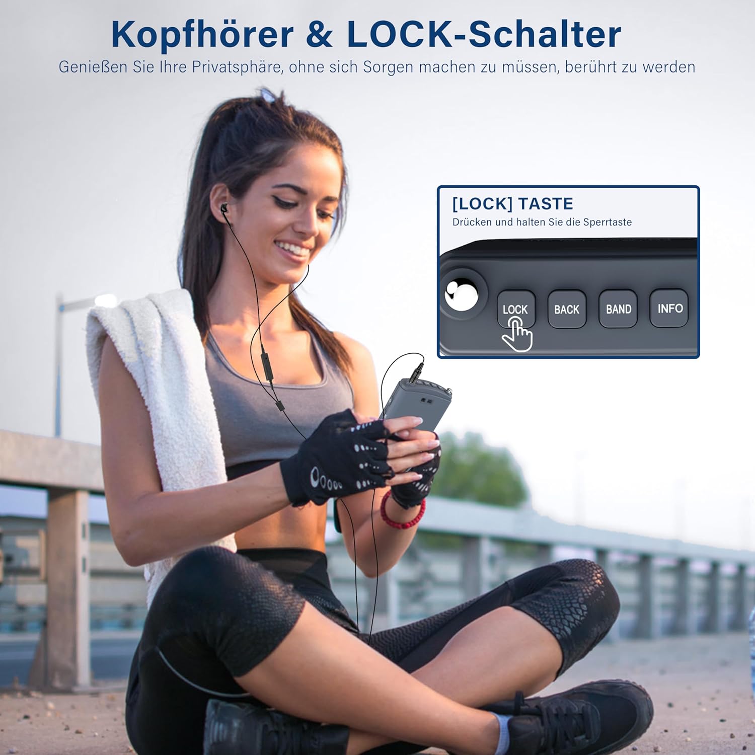 Greadio DAB+/FM Radio mit Kopfhörer,LCD-Display,Wecker,Uhr,Schlafzeit-Timer Elektroniktrade Switzerland
