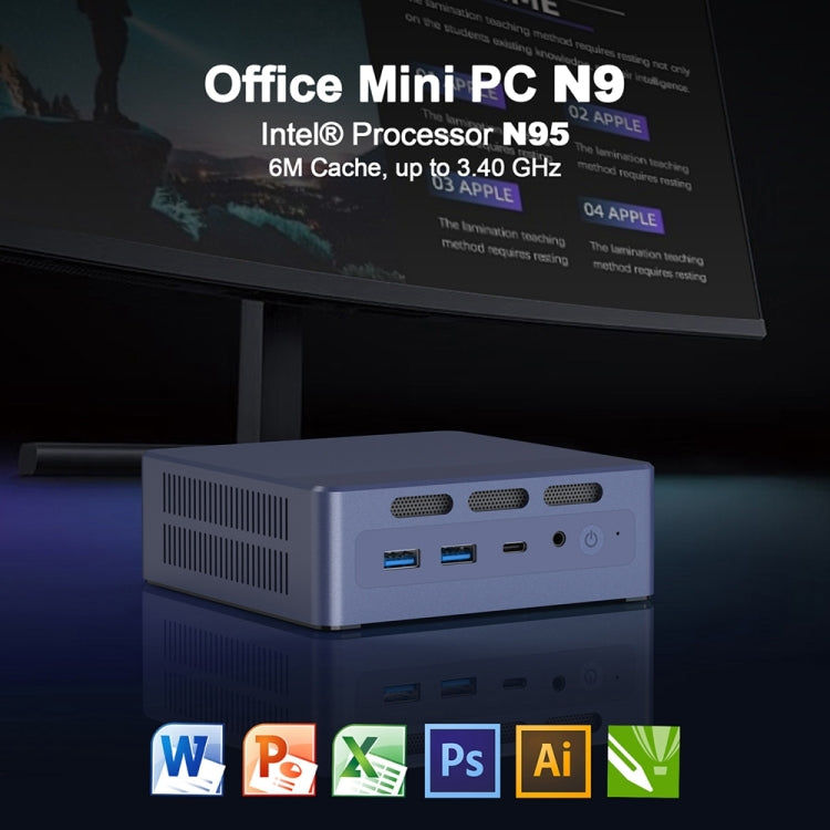 GXMO GXMO N9 Windows 11 Intel ADL-N N95 4-Core-Prozessor-Minicomputer, 8GB + 256GB Elektroniktrade Switzerland