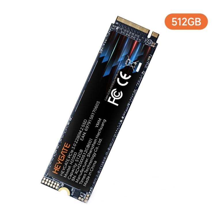 HEYGATE 💾 HEYGATE H2000 M.2 NVMe SSD PCIe 3.0 – 256 GB / 512 GB – bis 2400 MB/s elektroniktrade Switzerland