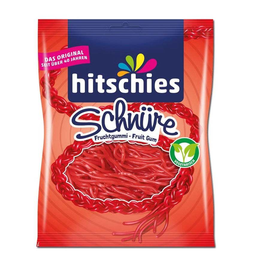 hitschies Hitschies Erdbeere Schnüre, Fruchtgummi, 1 Beutel je 125g Elektroniktrade Switzerland