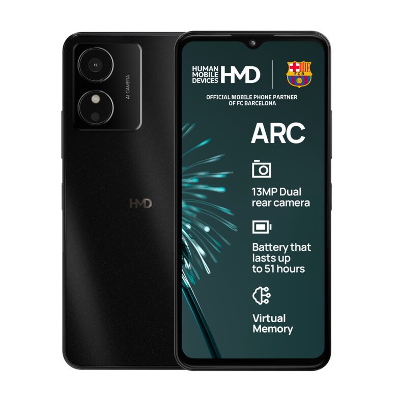 HMD HMD ARC DS 4/64 SHADOW BLACK Elektroniktrade Switzerland
