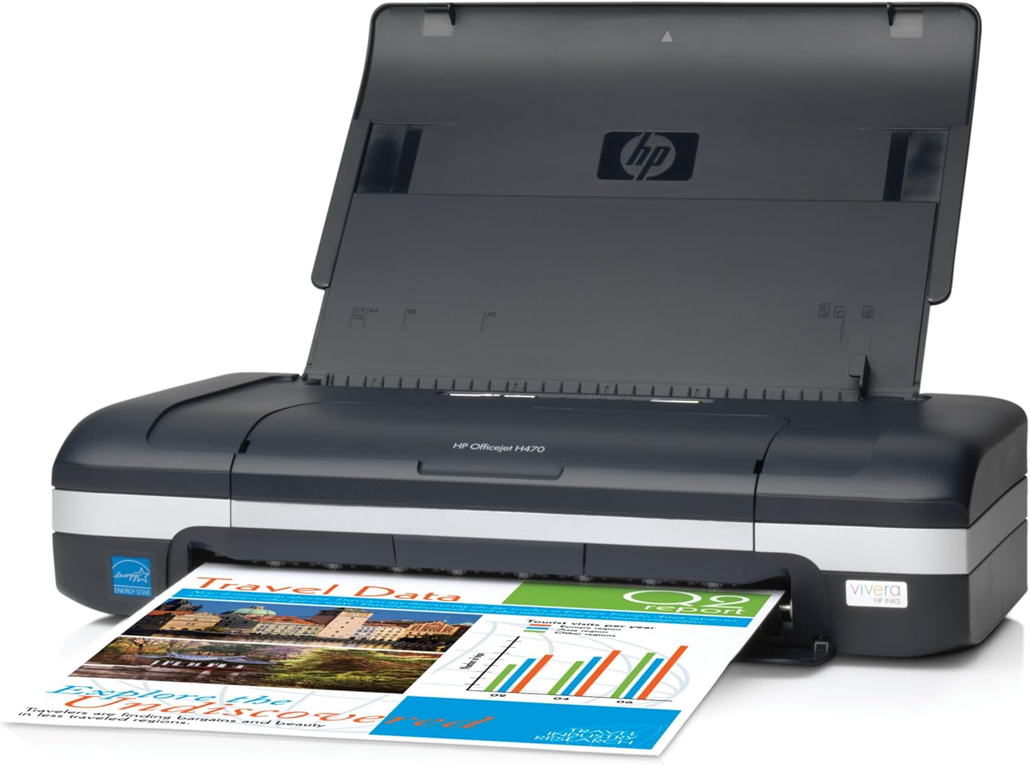 HP HP Officejet H470wbt kompakter, mobiler Farbtintenstrahldrucker elektroniktrade Switzerland