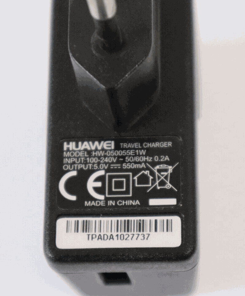 Huawei Original Huawei Netzteil  5V 550mA HW-050055E1W (Gebraucht Artikel) Elektroniktrade Switzerland