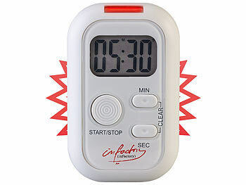 infactory Elektronischer Timer mit Ton-, Licht- und Vibrationsalarm elektroniktrade Switzerland