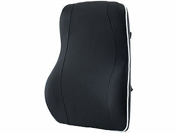 infactory infactory Lordosekissen: Ergonomisches Rückenkissen aus Memory-Foam, waschbarer Bezug, 2 Gurte elektroniktrade Switzerland